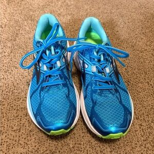 Brooks Blue and Green Women's Sneakers